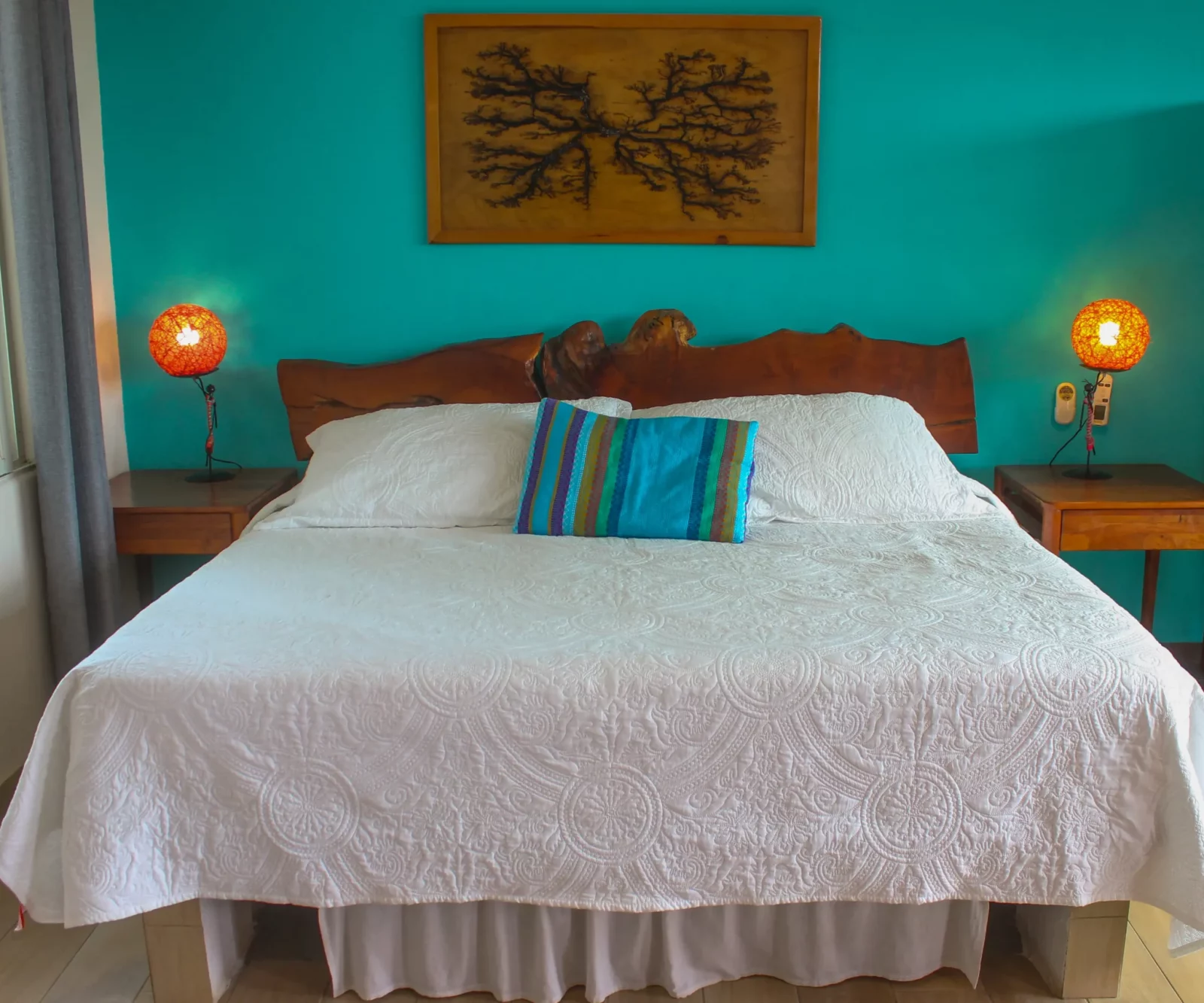 cama king size palma hotel en sayulita villa los corales